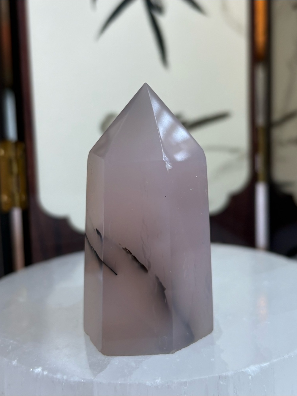 Purple Jelly Agate Tower
